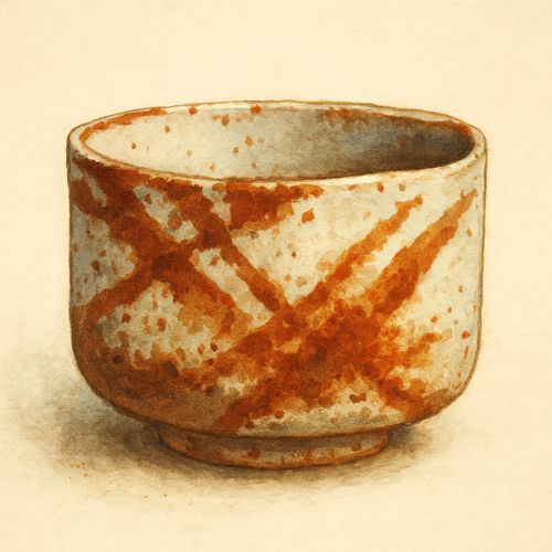 北大路魯山人「志野茶碗 南蛮」